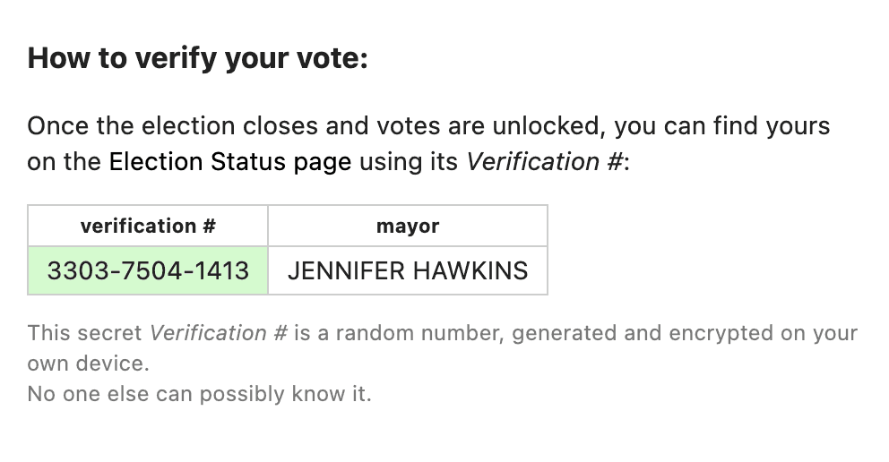 1 - After Vote Submission